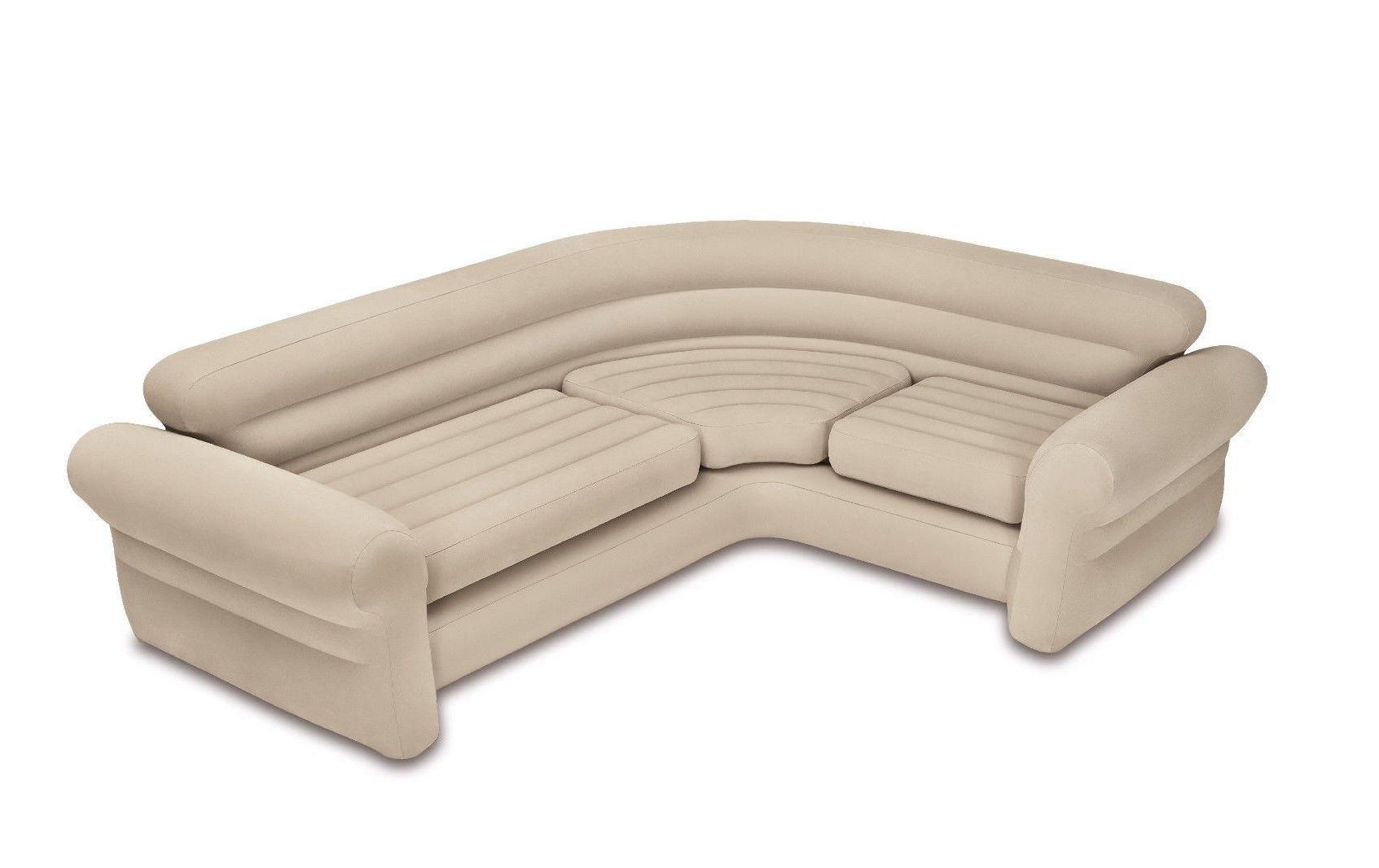 Intex Eck-Sofa aufblasbar Beige
