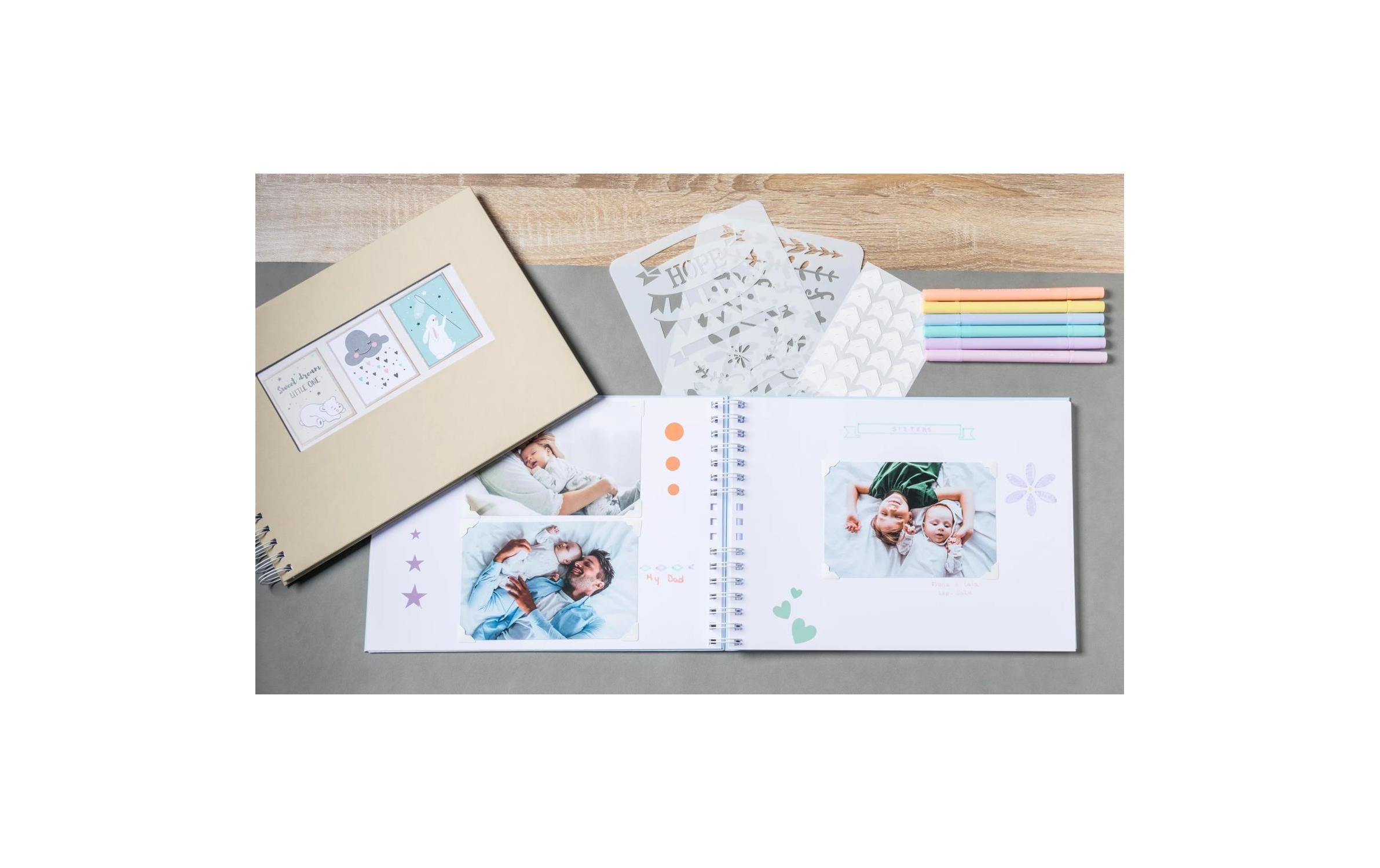 Exacompta Scrap-Addict Set, Gelb