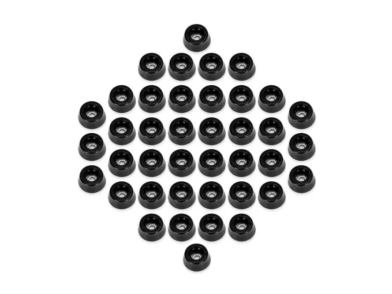 Adam Hall Gummifuss 4903 M 40 AH Stahleinlage, 20 x 9 mm, 40 Stück Adam Hall Gummifuss 4903 M 40 AH Stahleinlage, 20 x 9 mm, 40 Stück