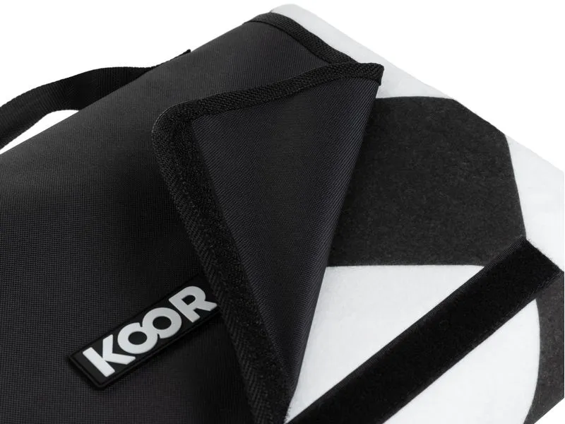 KOOR Picknickdecke Diamond, Schwarz/Weiss 150 x 200 cm KOOR Picknickdecke Diamond, Schwarz/Weiss 150 x 200 cm