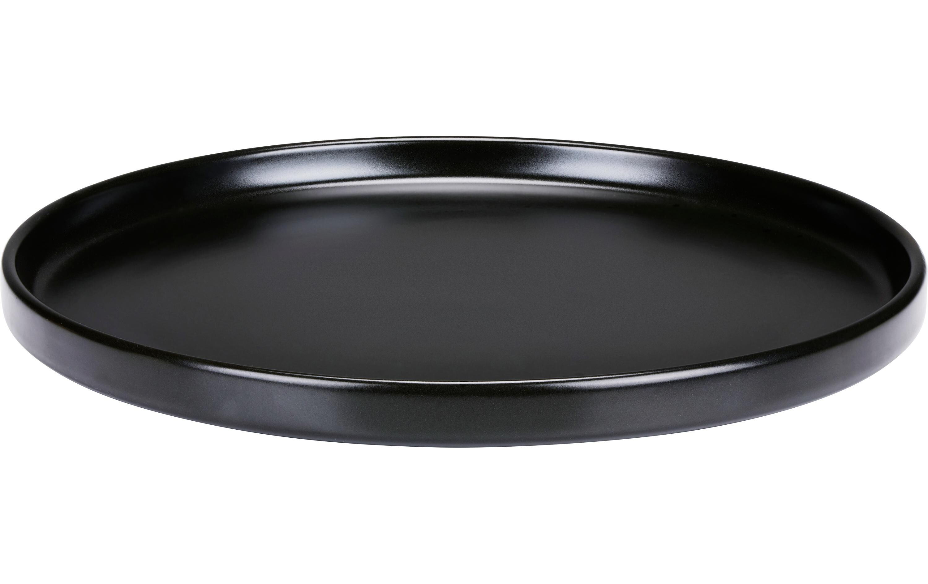 alpina Geschirrset Schwarz, 16-teilig