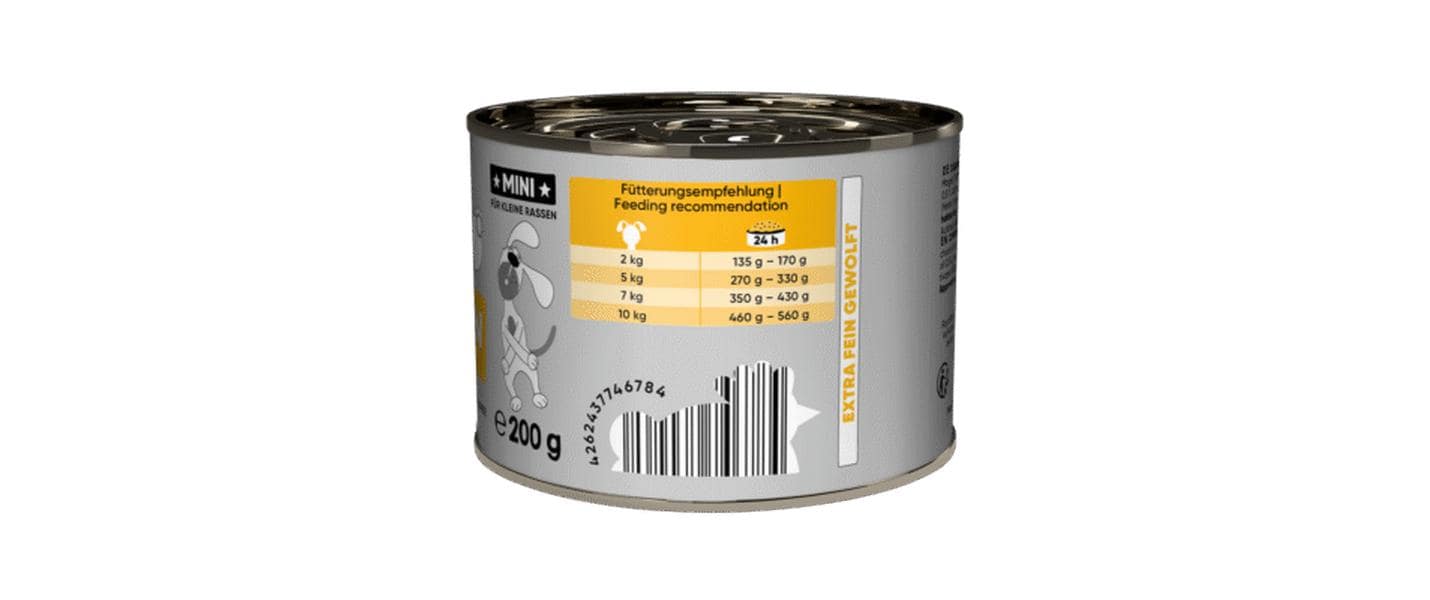 Lucky Jim Nassfutter Mini Senior Huhn 200 g