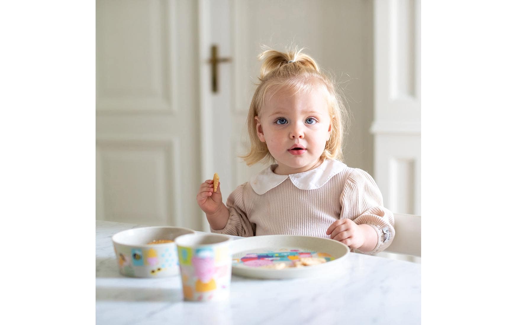 Koziol Kindergeschirrset Connect Peppa Pig, 3-teilig, Beige Koziol Kindergeschirrset Connect Peppa Pig, 3-teilig, Beige