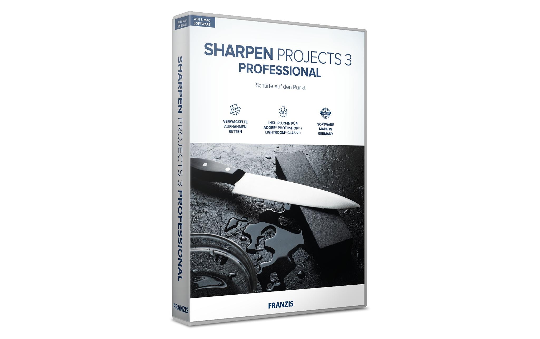 Franzis Sharpen Projects 3 professional