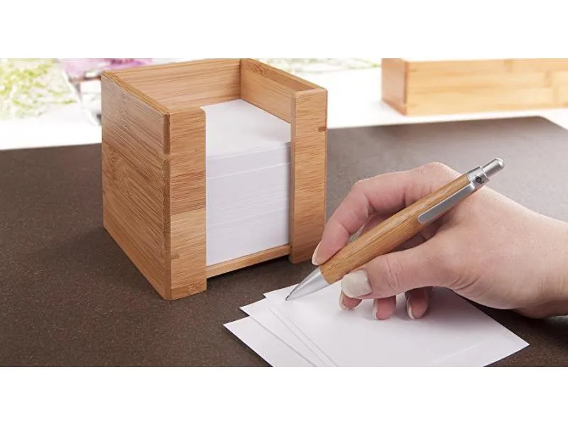 WEDO Notizzettel-Dispenser 900 Blatt, Bambus WEDO Notizzettel-Dispenser 900 Blatt, Bambus