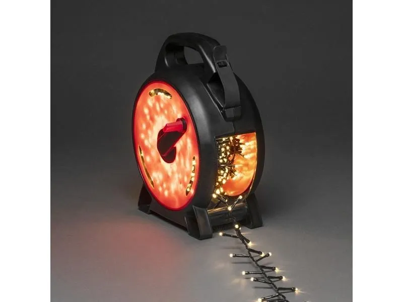 Konstsmide LED-Lichterkette Compactligths mit Kabelaufroller 800 Lampen