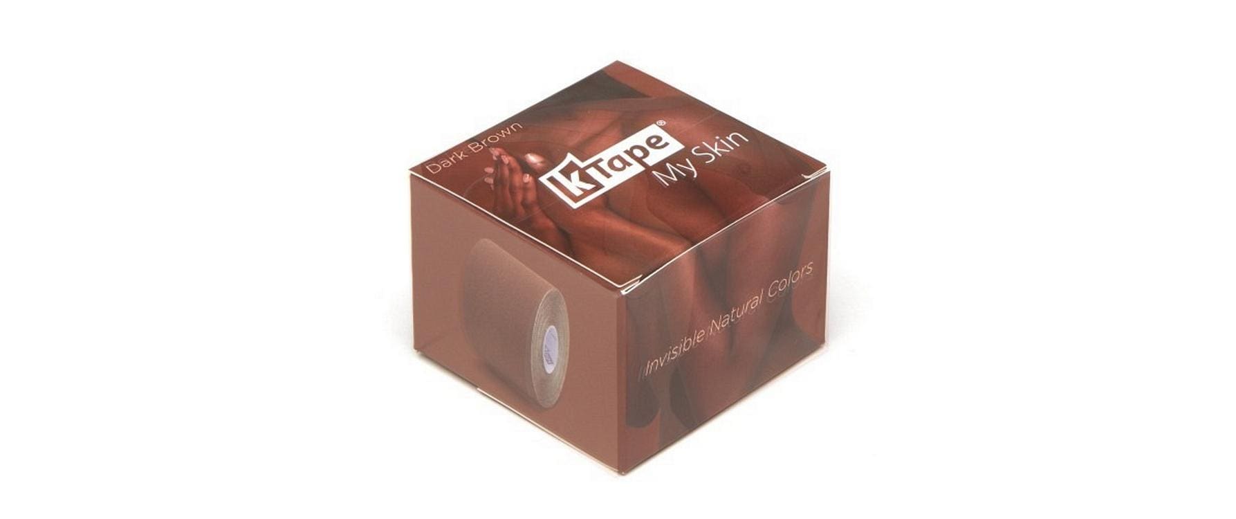 K-Tape My Skin dark brown 5 cm x 5 m Dunkelbraun