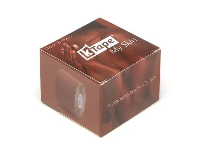 K-Tape My Skin dark brown 5 cm x 5 m Dunkelbraun K-Tape My Skin dark brown 5 cm x 5 m Dunkelbraun