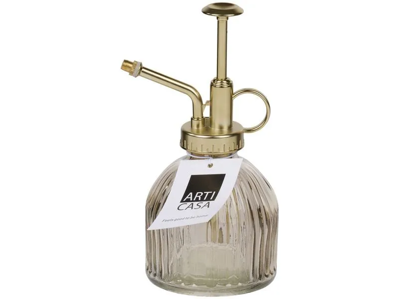 Arti Casa Pflanzenspritze Glas Kunststoff 0.2 l hellrosa Gold 16.5 cm Arti Casa Pflanzenspritze Glas Kunststoff 0.2 l hellrosa Gold 16.5 cm