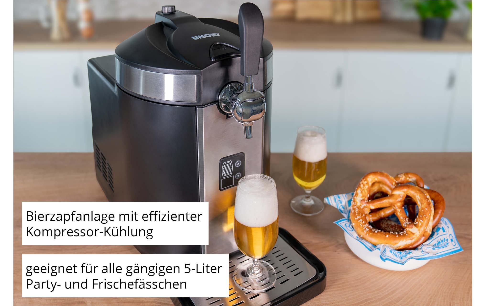 Unold Bierkühler Franzl Schwarz/Silber