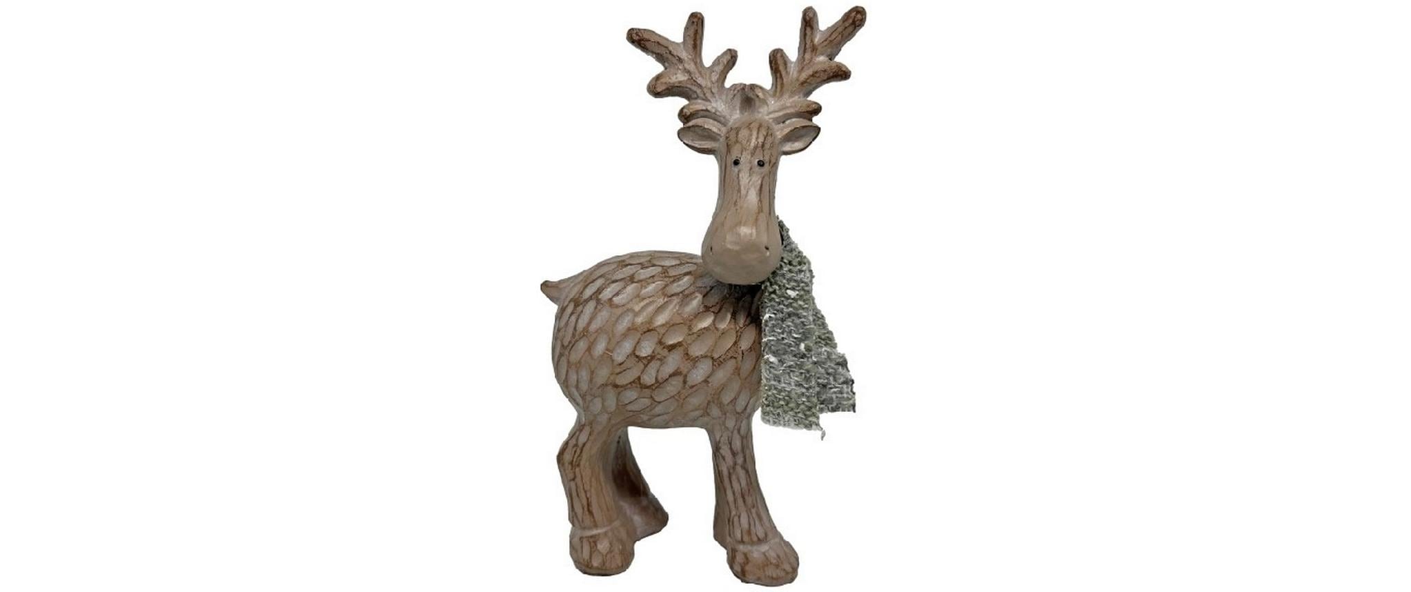Dameco Weihnachtsfigur Rentier 21.5 cm, Braun