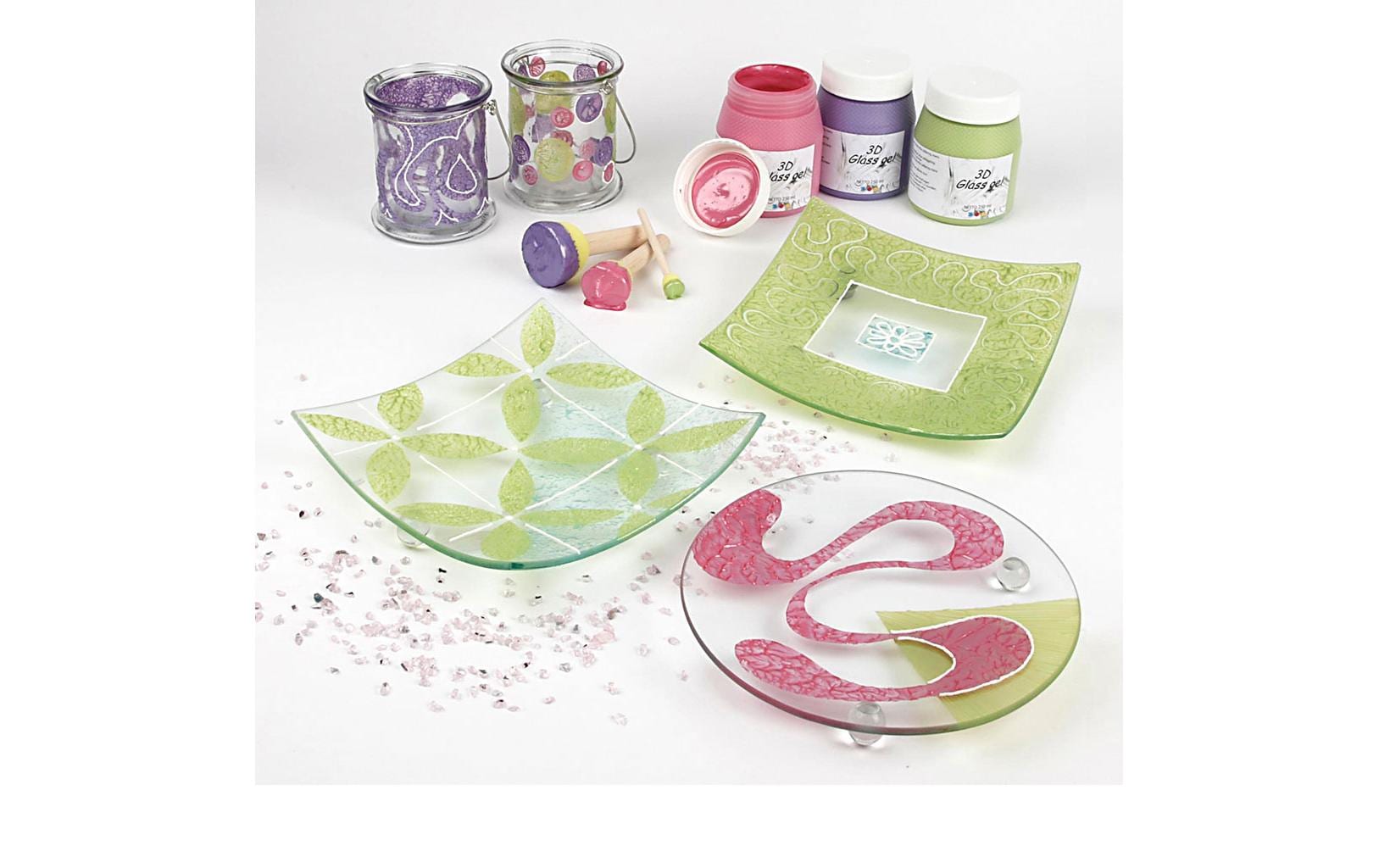 Creativ Company Glasplatte 11.5 x 11.5 cm, 12 Stück Creativ Company Glasplatte 11.5 x 11.5 cm, 12 Stück