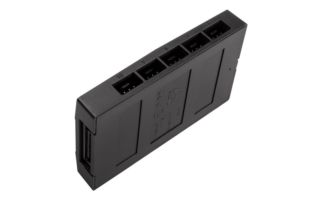 Arctic Cooling Lüfterverteiler Fan Hub 10-fach, PWM