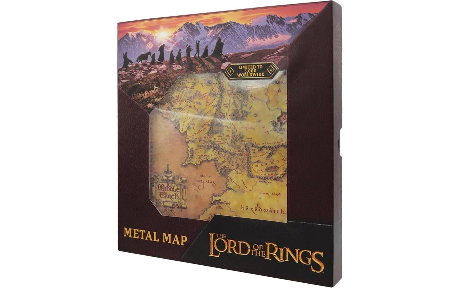 FaNaTtik Lord of the Rings Replica Map Limited Edition Braun FaNaTtik Lord of the Rings Replica Map Limited Edition Braun