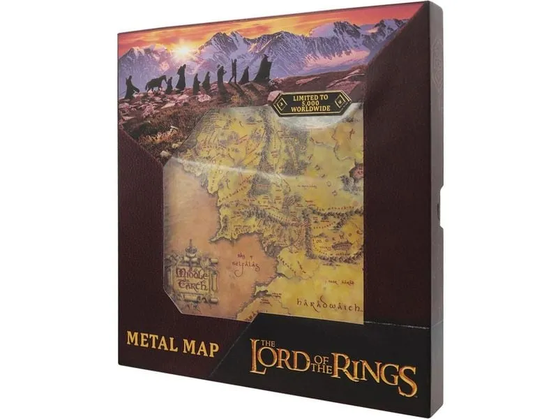 FaNaTtik Lord of the Rings Replica Map Limited Edition Braun