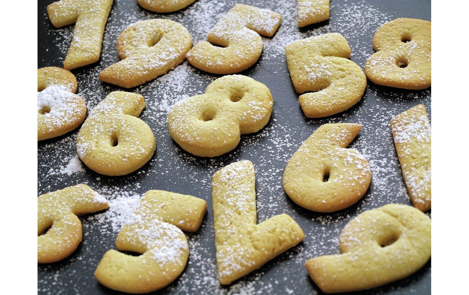 Paderno Guetzli-Ausstecher 1 Stück, Zahlen