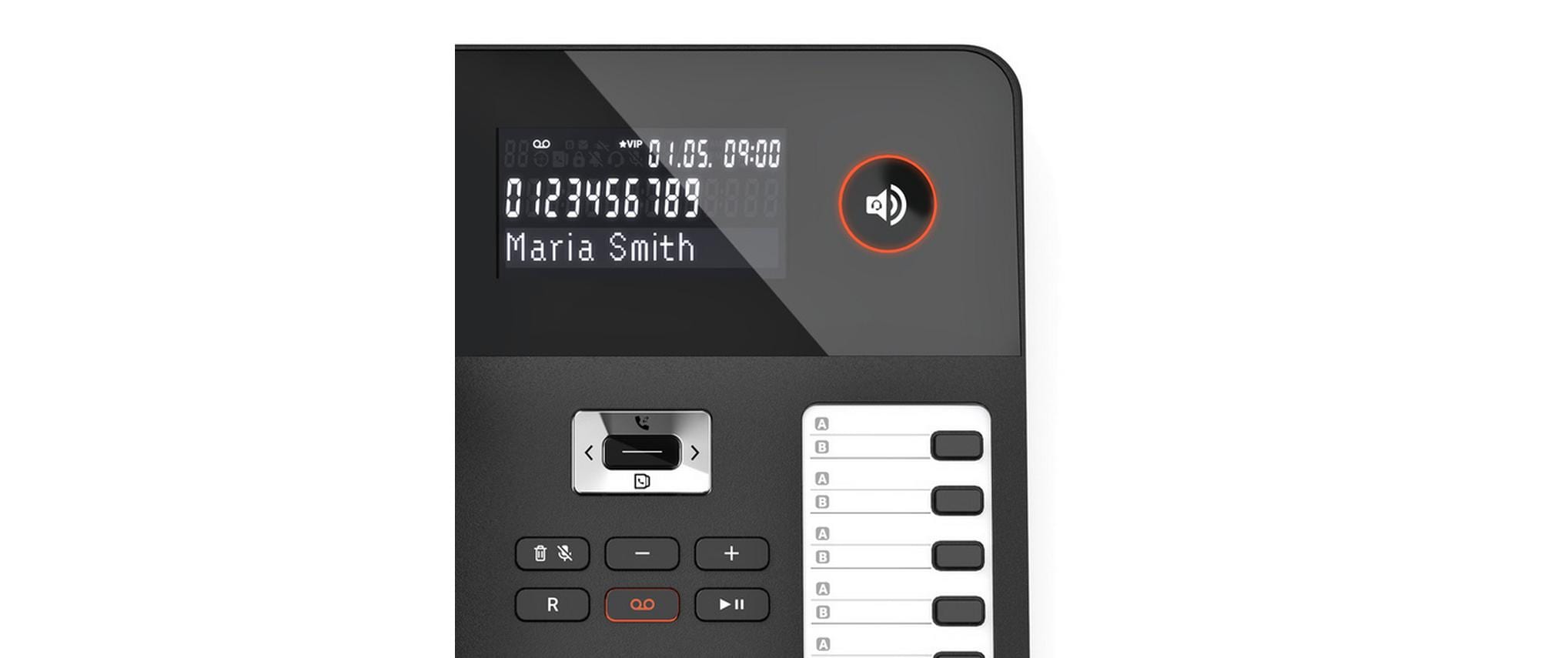 Gigaset Tischtelefon DESK 800A Schwarz