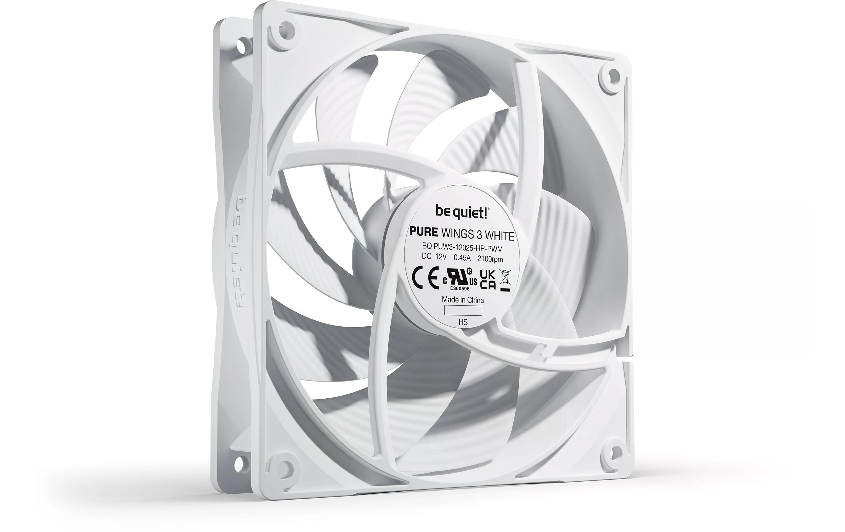 be quiet! PC-Lüfter Pure Wings 3 PWM high-speed 120 mm