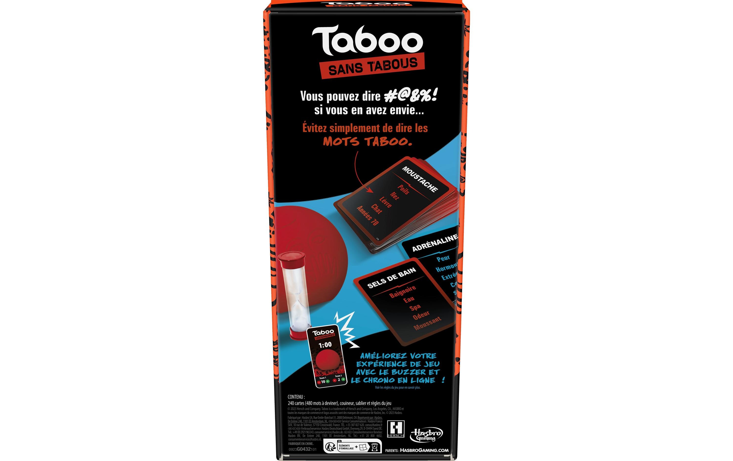 Hasbro Gaming Partyspiel Taboo sans tabous -FR-