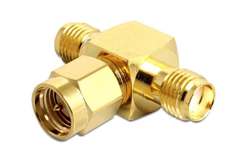 Delock Antennenadapter T-Stück, SMA Stecker (m) - SMA Buchse (f) Delock Antennenadapter T-Stück, SMA Stecker (m) - SMA Buchse (f)