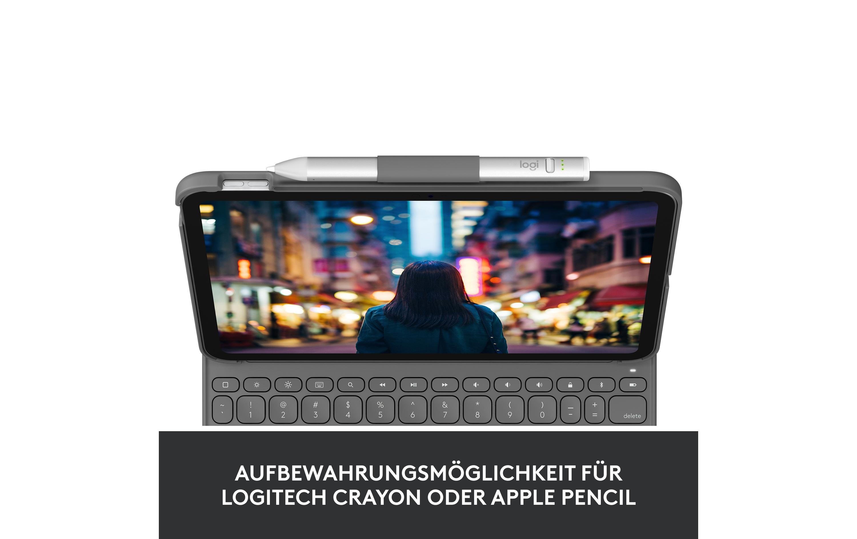 Logitech Tablet Tastatur Cover Slim Folio iPad 10.9 (10. Gen.)