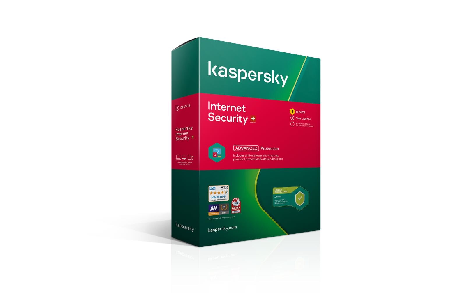 Kaspersky Internet Security Vollprodukt, 1 PC, 2 Jahre