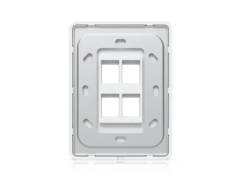 Ubiquiti Vertikal Paintable Keystone Wall Plate 4-Port, 4er-Pack