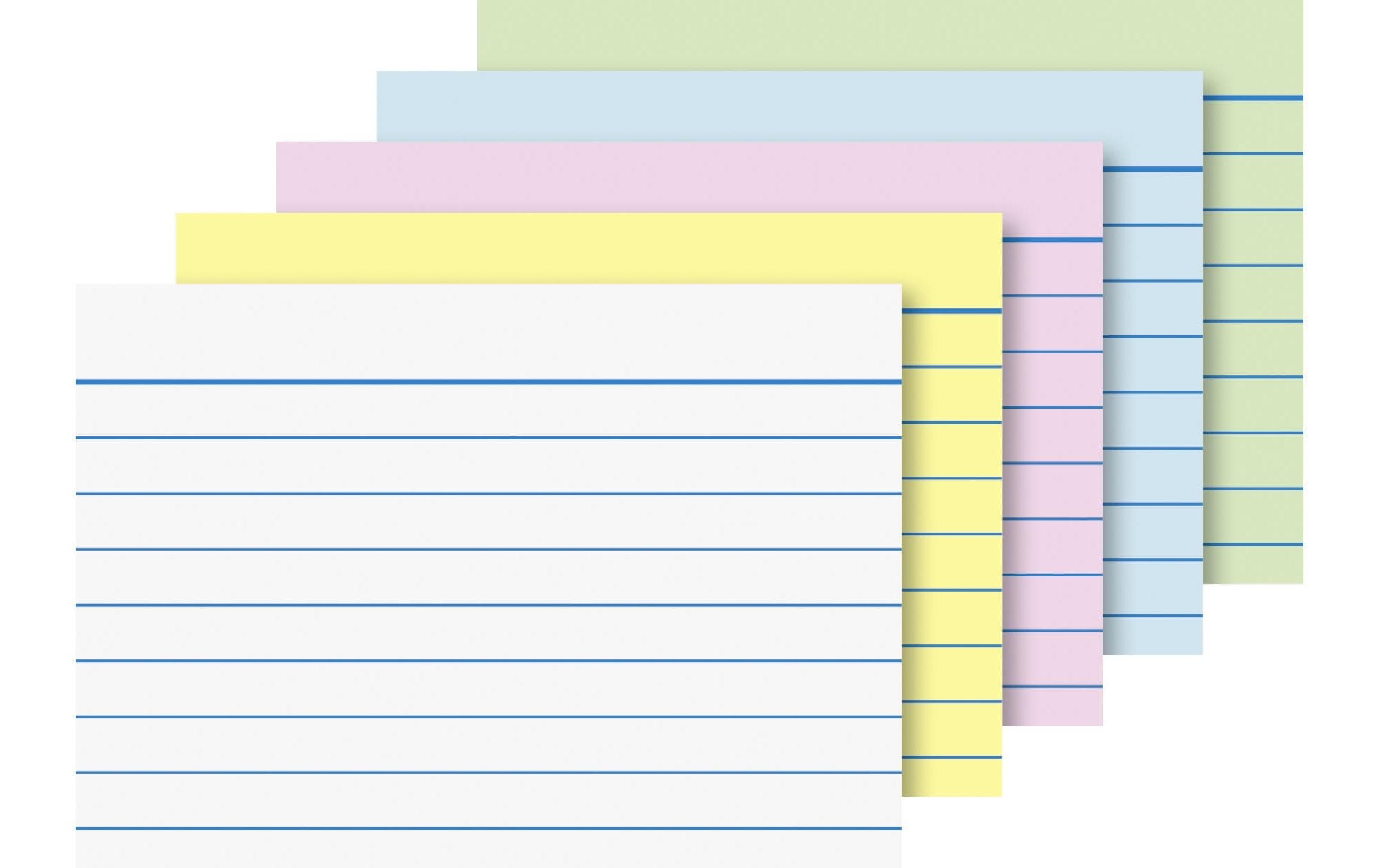 Brunnen Karteikarten A8 Liniert Brunnen Karteikarten A8 Liniert