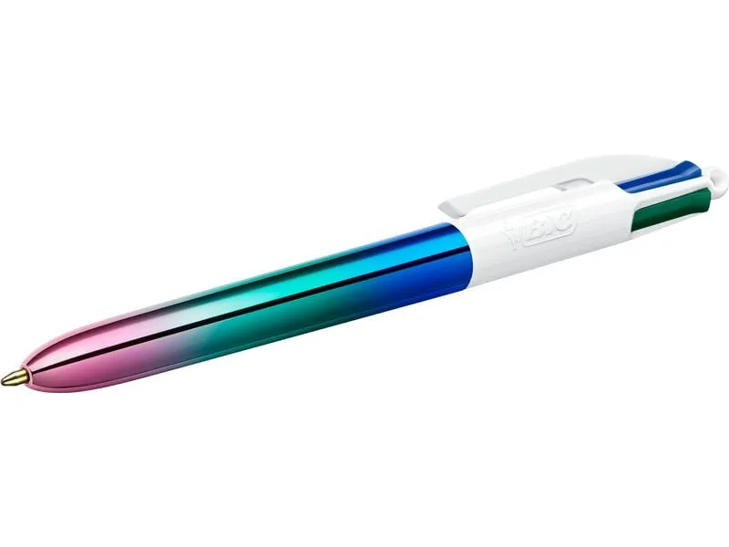 BIC Mehrfarbenkugelschreiber 4 Colours Gradient 3 Stück