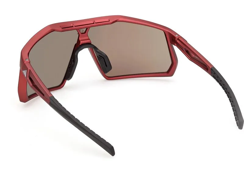 adidas Kentro SP0123 Sonnenbrille Matte Red, Roviex Mirror