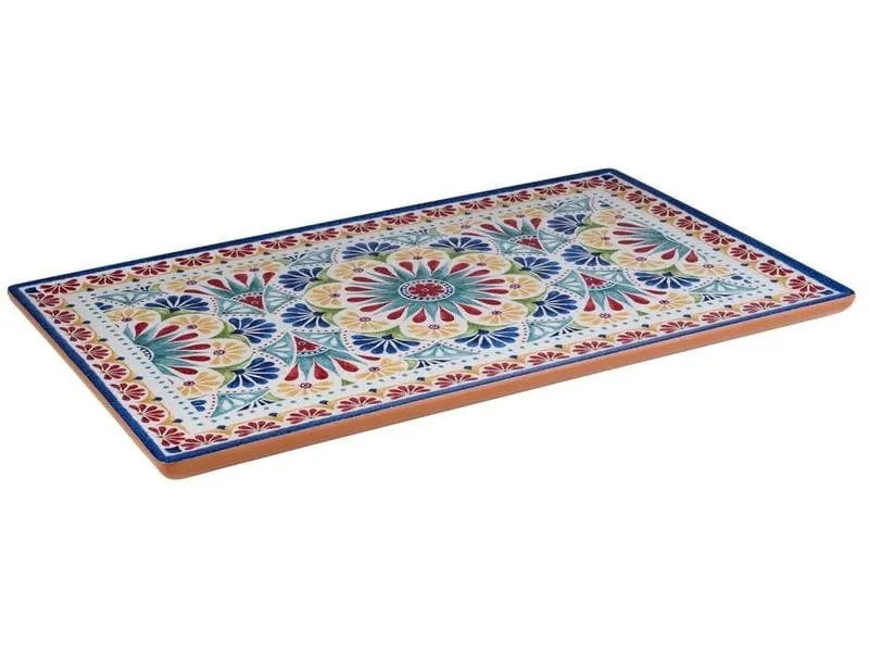 APS Servierplatte GN 1/1 Tablett ARABESQUE Blau/Mehrfarbig