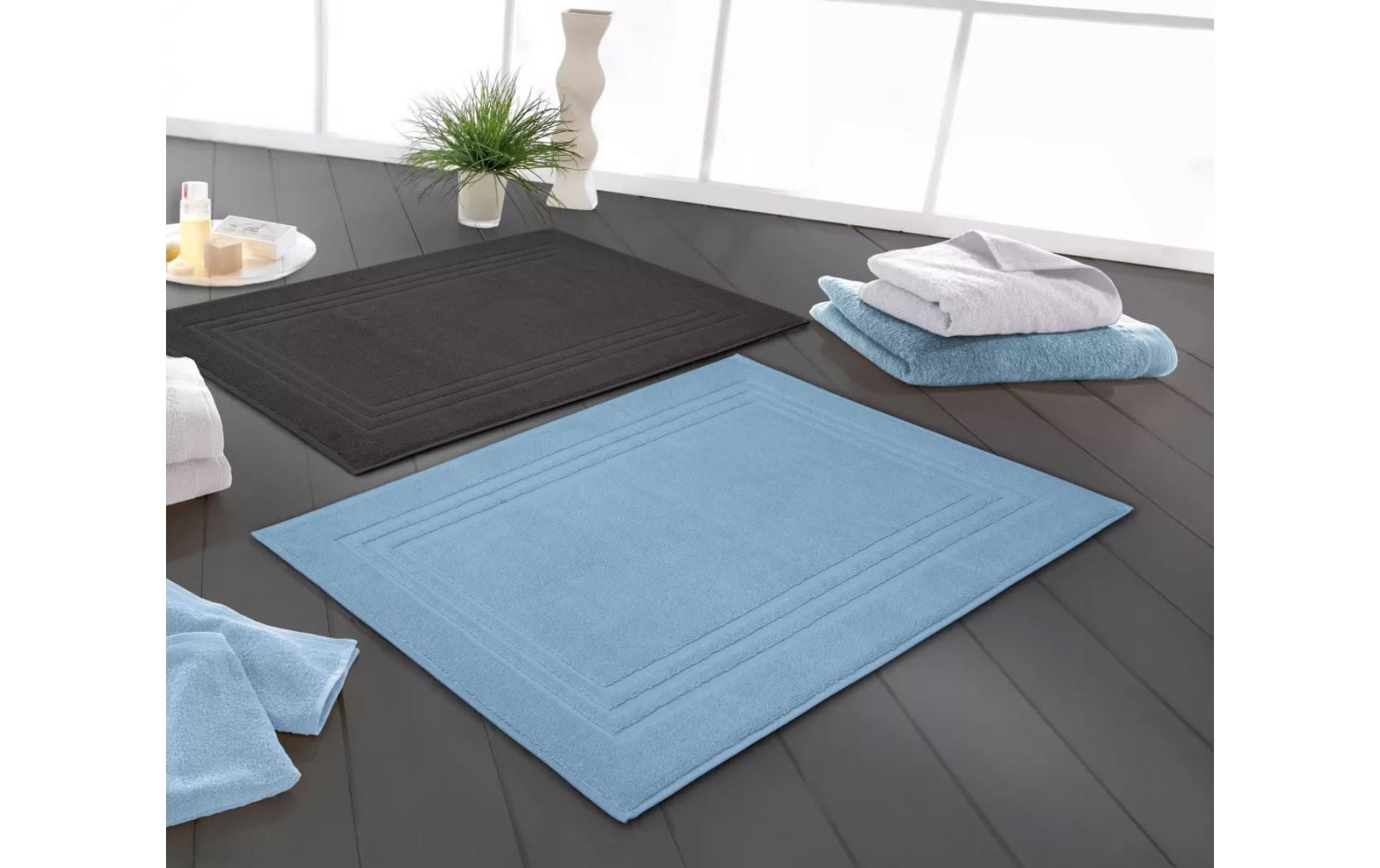 Kleine Wolke Badteppich Lodge 50 x 80 cm, Grau