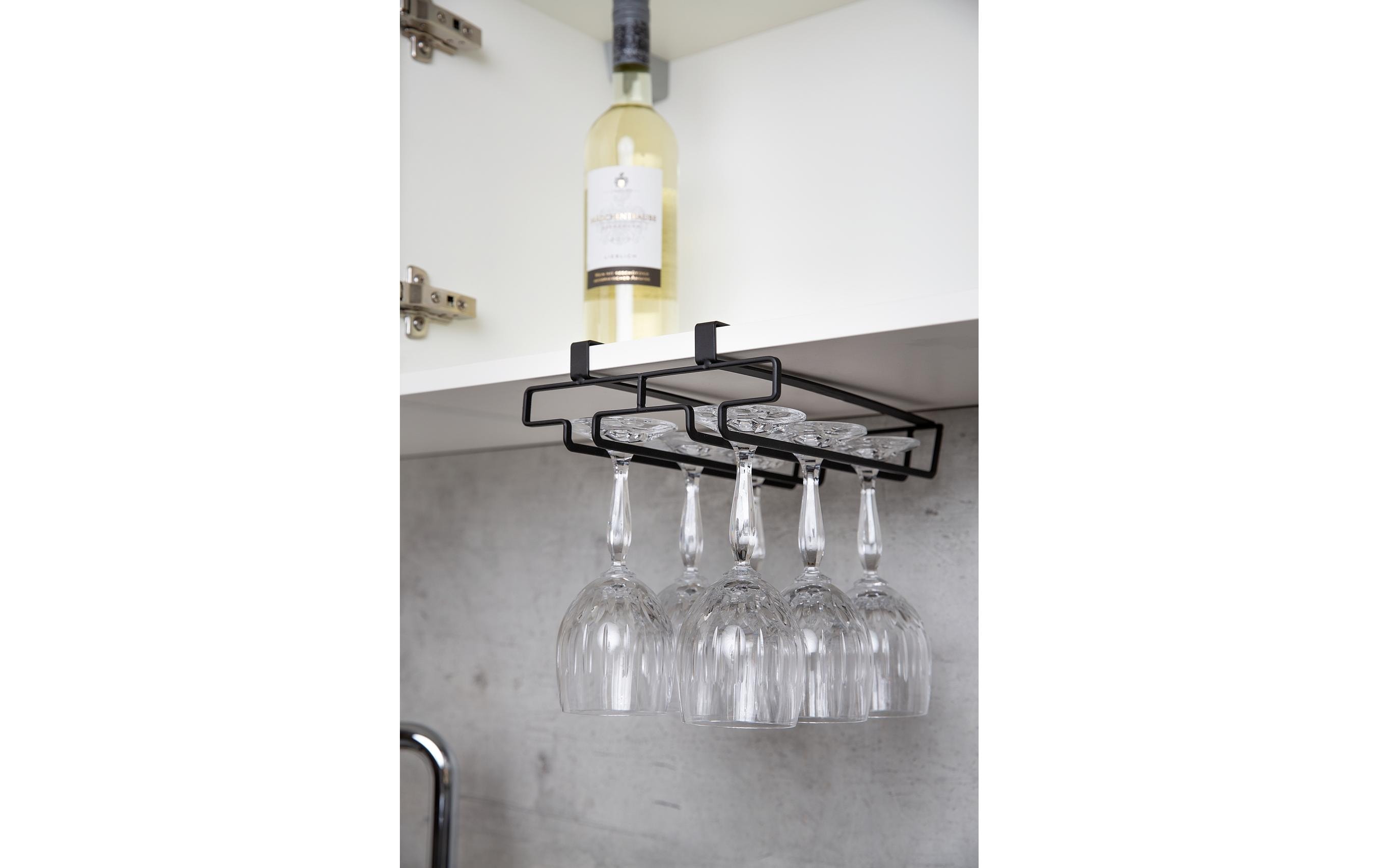 Wenko Schrankeinbau Gläserhalter Für 6 Tassen Schwarz