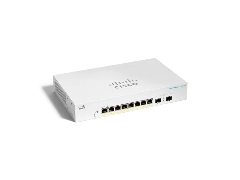 Cisco PoE+ Switch CBS220-8P-E-2G 10 Port Cisco PoE+ Switch CBS220-8P-E-2G 10 Port
