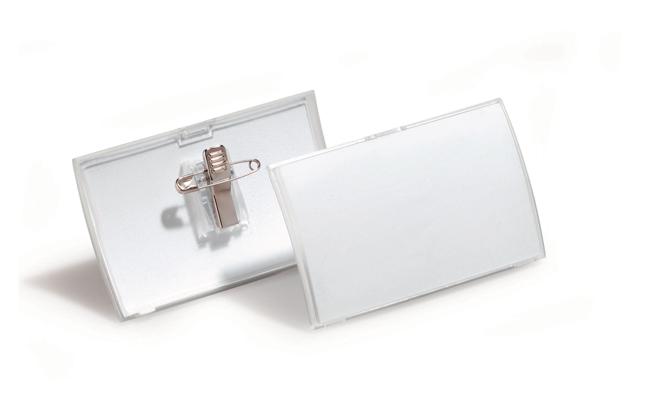 DURABLE Namensschild mit Clip Click Fold 25 x 40x75 mm