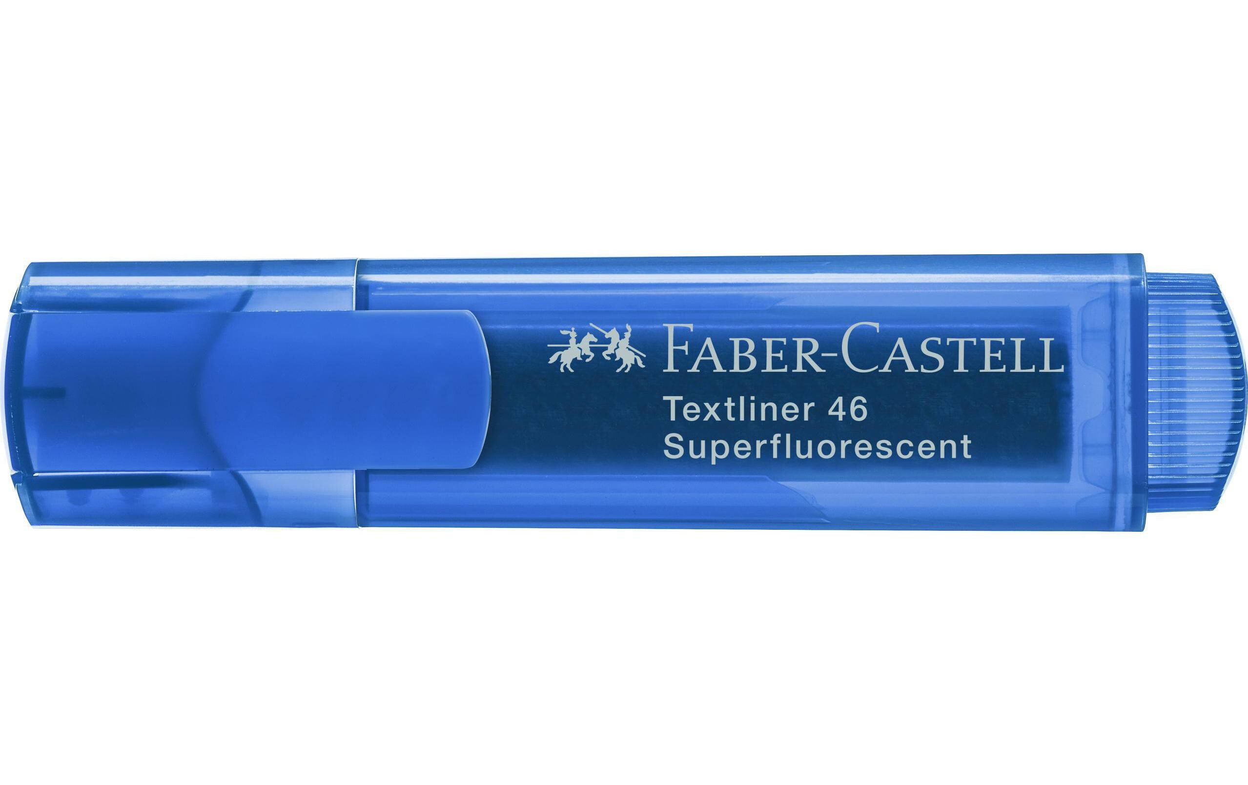 Faber-Castell Textmarker 1546 superfluorescent Blau