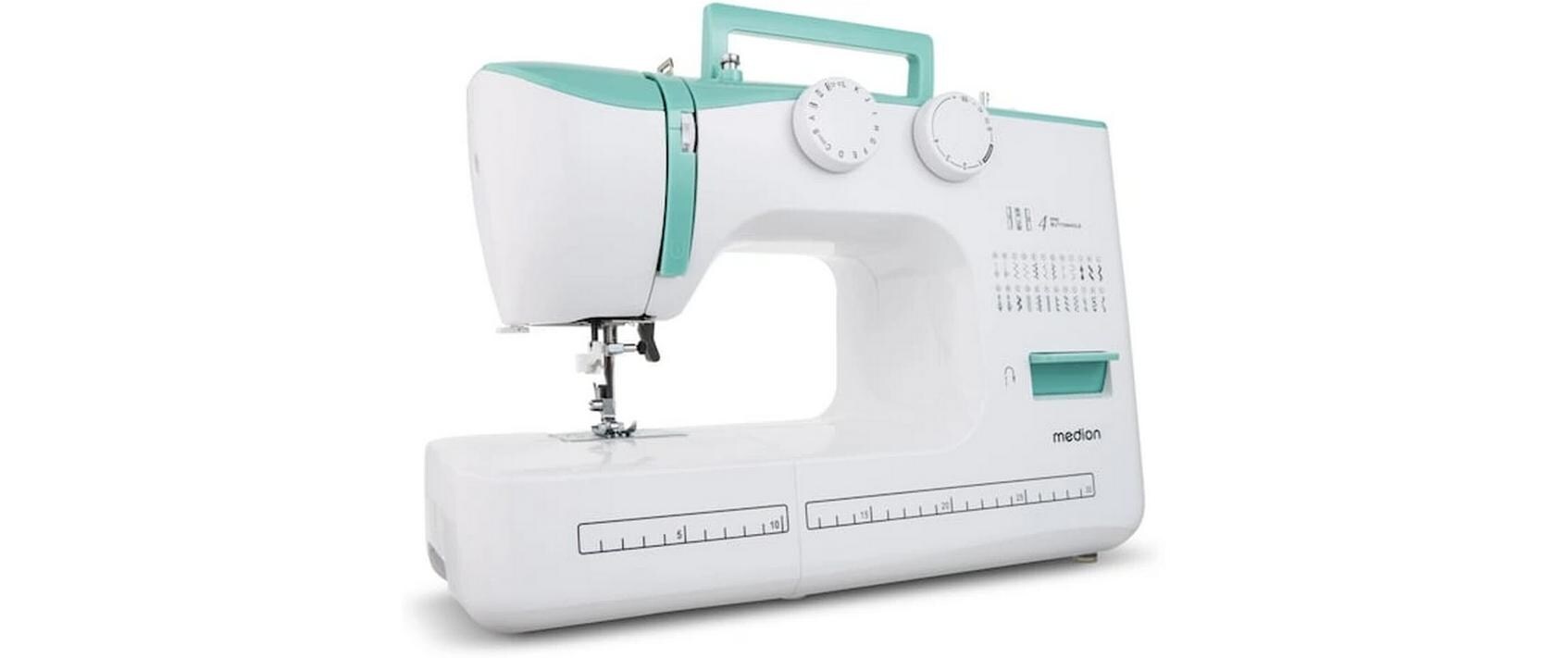 Medion Nähmaschine Life SM60 Weiss/Türkis