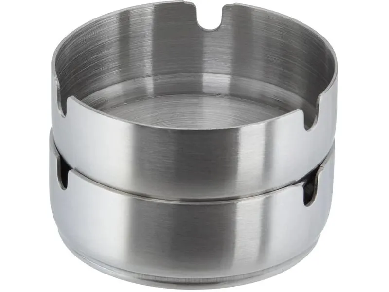 APS Aschenbecher Atlas 8 cm, Silber APS Aschenbecher Atlas 8 cm, Silber