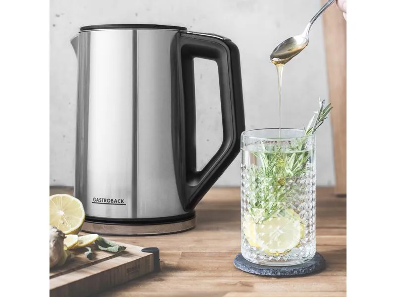 Gastroback Wasserkocher Cool Touch 1.5 l, Silber Gastroback Wasserkocher Cool Touch 1.5 l, Silber
