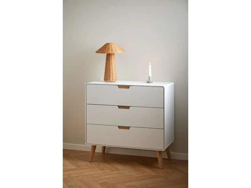 AC Design Kommode Lowell 80 x 80 cm, Weiss AC Design Kommode Lowell 80 x 80 cm, Weiss