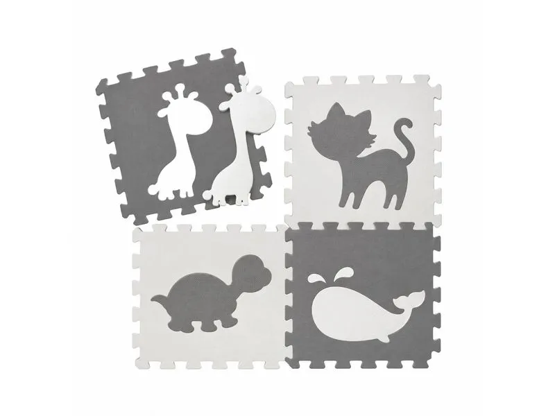 KOOR Puzzlematte Animalo, 61.5 x 61.5 x 1 cm, grau KOOR Puzzlematte Animalo, 61.5 x 61.5 x 1 cm, grau