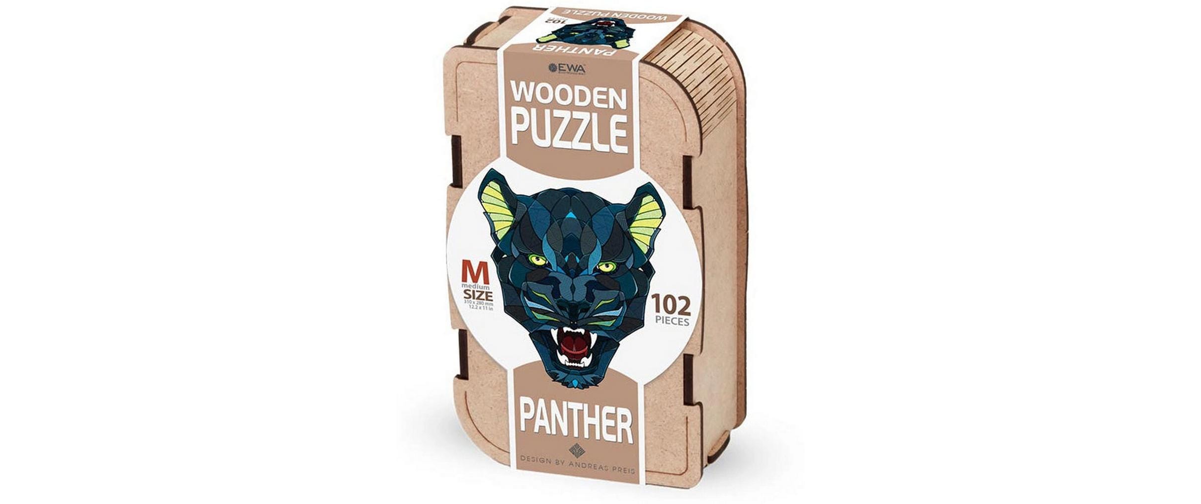 Eco Wood Art Holz-Puzzle Panther 102 Teile