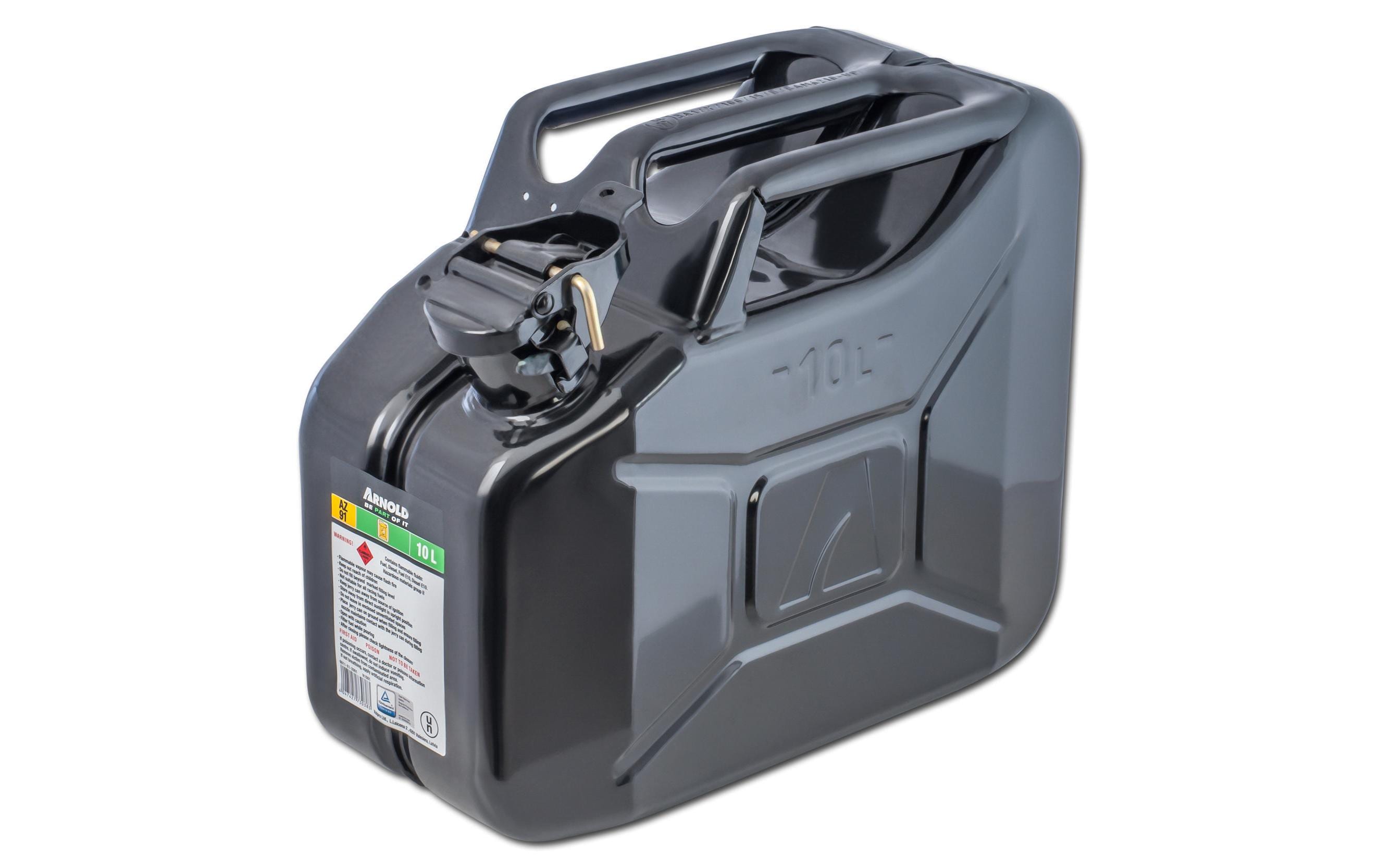 Arnold Benzinkanister 10 l Metall schwarz Arnold Benzinkanister 10 l Metall schwarz