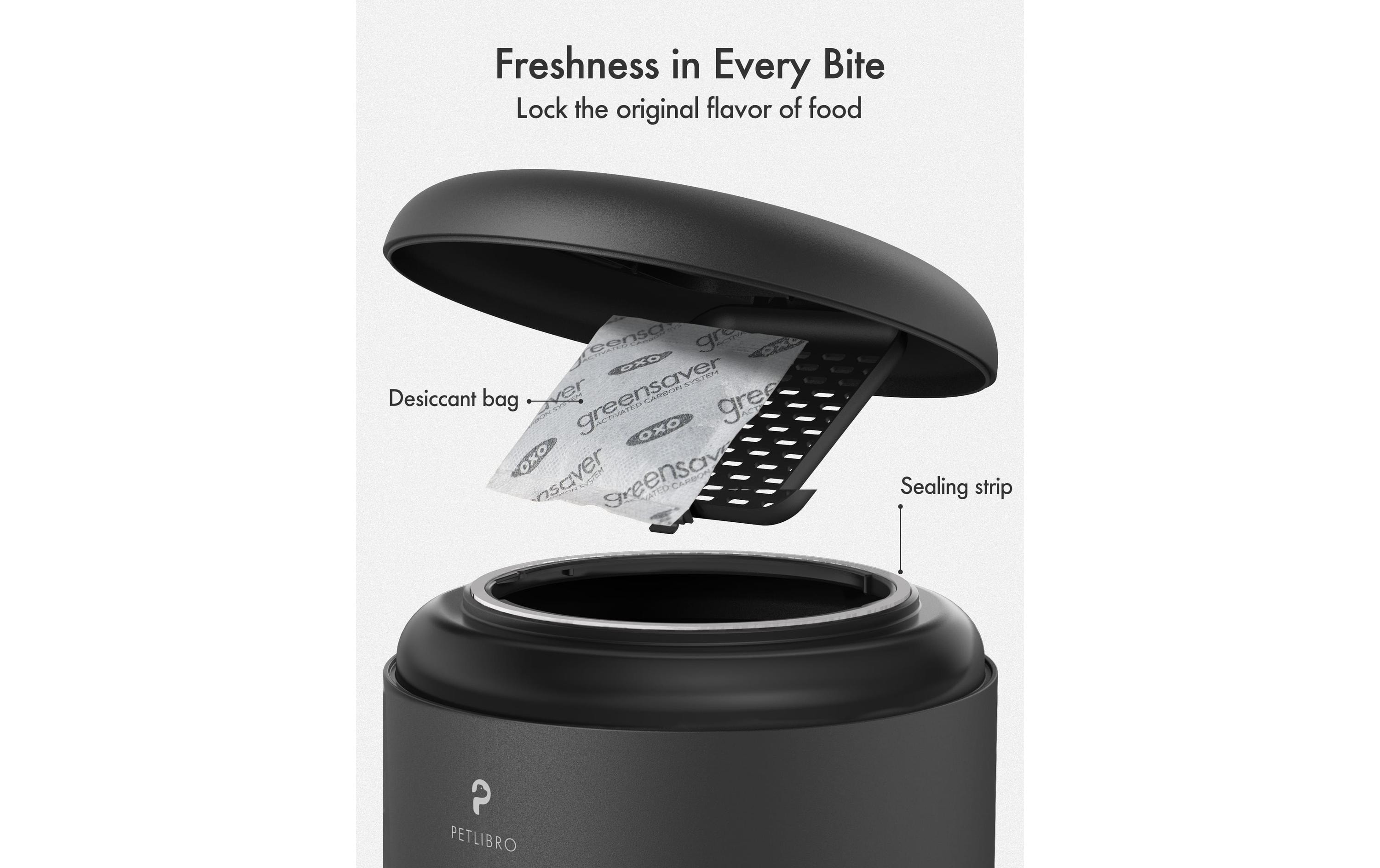 Petlibro Futterautomat Granary Dual Feeder 5 l, Schwarz