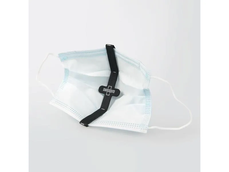 SWISSPIRE Maskenband Spacer Schwarz & Grau, 2 Stück SWISSPIRE Maskenband Spacer Schwarz & Grau, 2 Stück