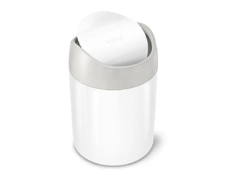 Simplehuman Abfalleimer 1.5 l, Weiss Simplehuman Abfalleimer 1.5 l, Weiss
