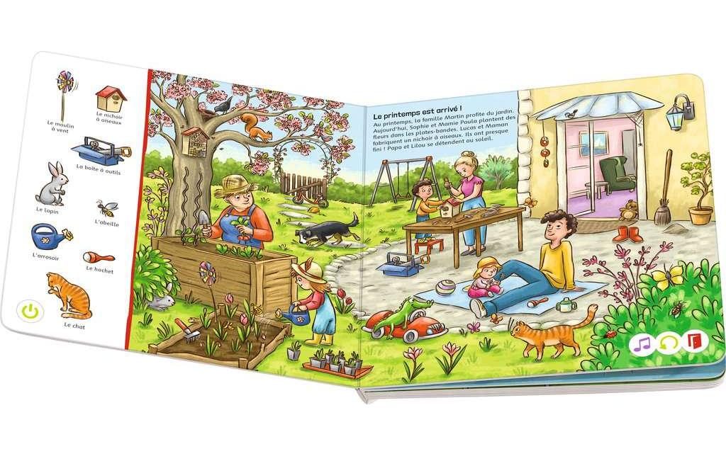 tiptoi Lernbuch Cherche et Trouve Les saisons -FR-