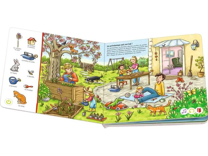 tiptoi Lernbuch Cherche et Trouve Les saisons -FR-