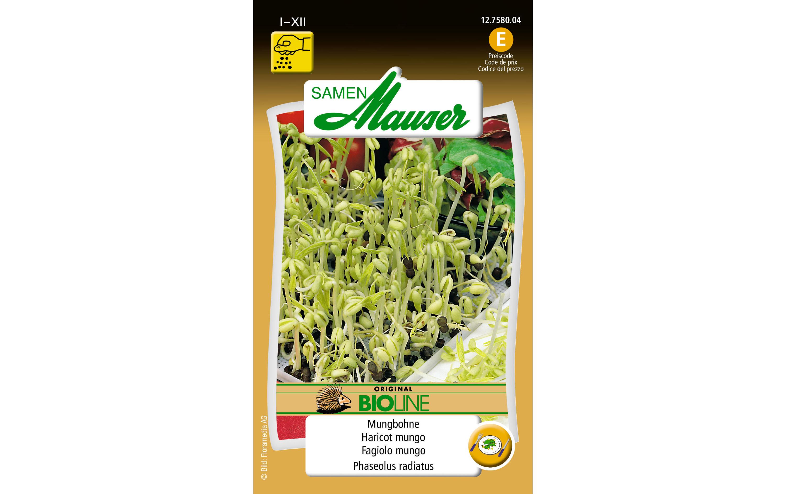 Samen Mauser Samen Bioline Keimsamen Mungbohnen Samen Mauser Samen Bioline Keimsamen Mungbohnen