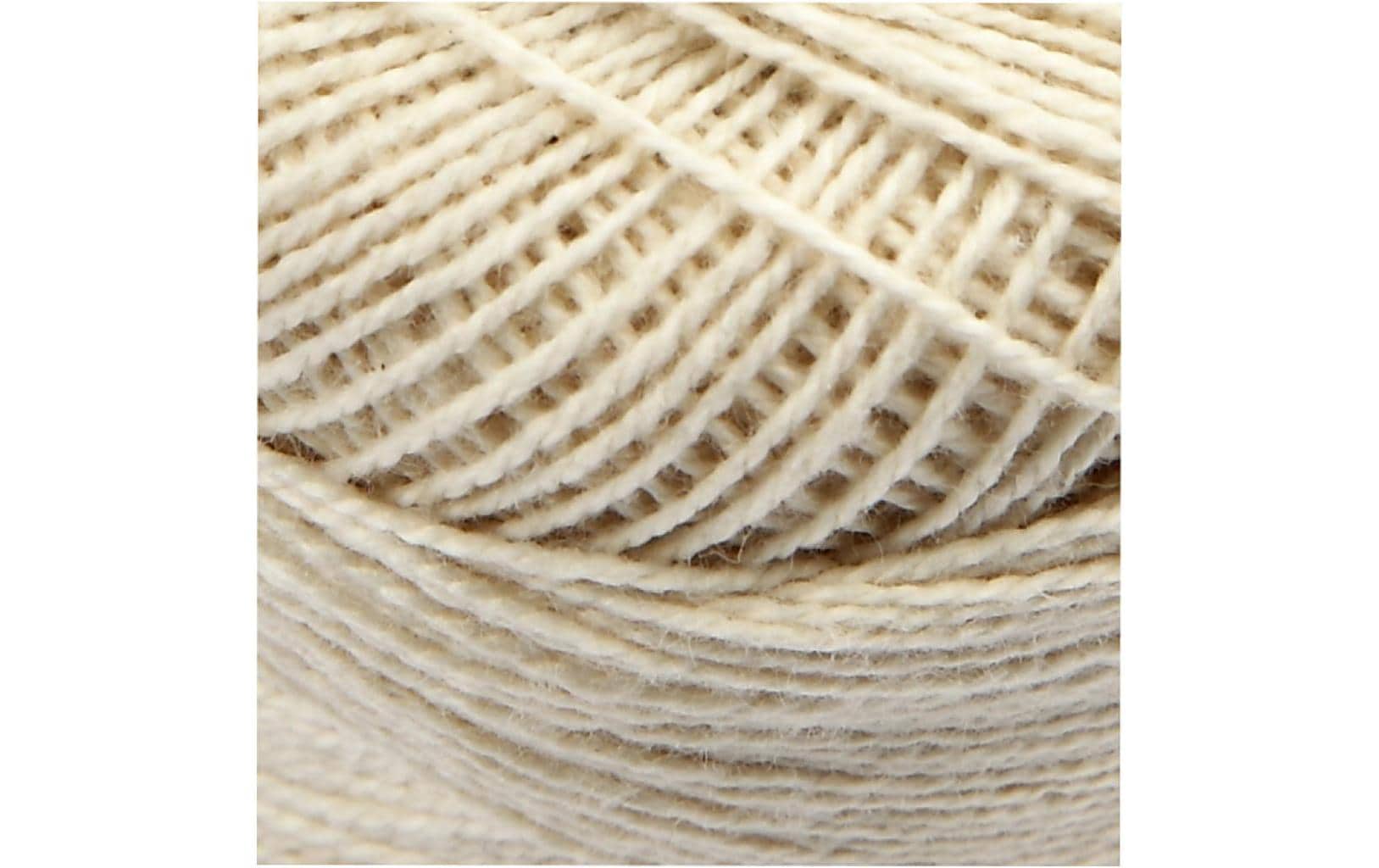 Creativ Company Näh- und Stickgarn Beige, 20 g